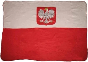 Polish Blanket 50" x 60" Soft Cozy Polska Fleece - Picture 1 of 3