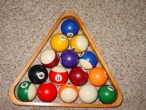 Stars and Stripes Pool Table Billiard Balls Pool Ball Set - Picture 1 of 1