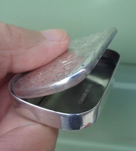 Rare SECRET OPENING Victorian Silver Vesta / Match Safe h/m 1897 Frederick Stone - Picture 1 of 12