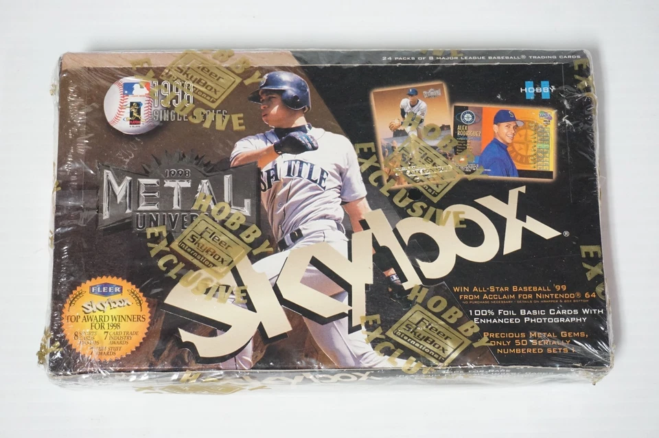 Fleer Skybox Metal Universe MLB 1998 béisbol sellado hobby caja exclusiva Foto 1 de 4