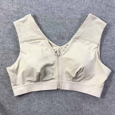 Tommie Copper Shoulder Support Sports Bra Womens 3XL Zip Front Activewear Gym - Image 1 of 4