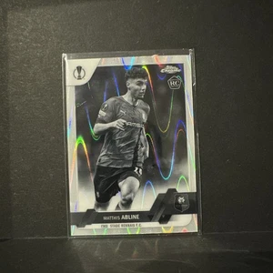 2022-23 Topps Chrome UCC Matthis Abline Black & White Ray Wave Stade Rennais RC - Bild 1 von 1