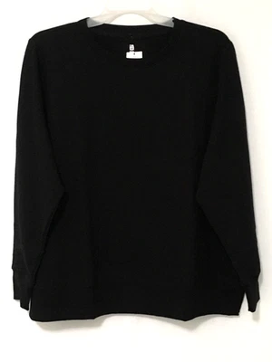 INC International Concepts Womens 2X Back Crewneck Long Sleeve Sweatshirt - Image 1 of 4