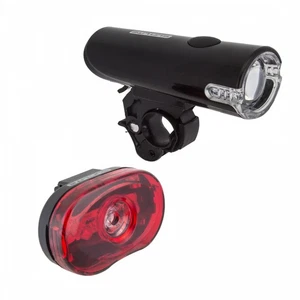 SUNLITE HL-L175/TL-L330 Black Front + Rear Bicycle Safety Light Set - Picture 1 of 1