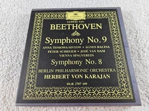 Beethoven: Symphonies Nos 8 & 9 Barclay Crocker Reel to Reel Tape - Bild 1 von 4