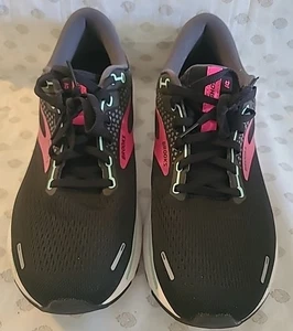 Brooks Ghost 14 Laufschuhe schwarz mit mehrfarbigen Akzenten Damen US 11 EUR 43 - Bild 1 von 10