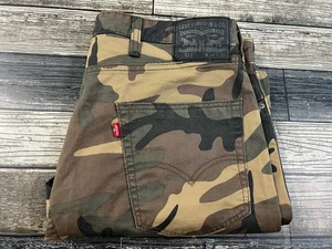 Levis 511 Men's 38/32 Camo Jeans Pants Red Tab Gorpcore 90s Military Style - Picture 1 of 6