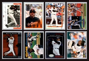 Baseball Card Lot 8 Barry Bonds 1990s Fleer Upper Deck Donruss Pirates Giants - Picture 1 of 2