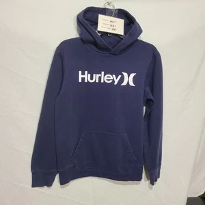 Hurley Sweatshirt Youth Teen Boy's XL Navy Blue Fleece Logo Casual Hoodie - Picture 1 of 5