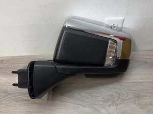 Left Driver Side Mirror Compatible With 2019-2024 Chevy 13Pins Chrome *Damaged* - Picture 1 of 9