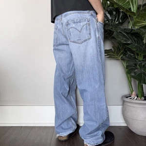 Y2K Skater Baggy Levis Silver Tab Jeans 34 Blau True Hip Hop Vintage 2000er 90er - Bild 1 von 10