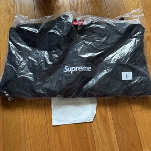 FW18 FELPA GIROCOLLO SUPREME BOX LOGO NERA TAGLIA L LARGE 2018 - Foto 1 di 2