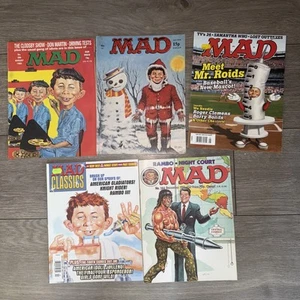 MAD MAGAZINE EC THORPE AND PORTER BRITISH MAGAZINE Konvolut X5 - Bild 1 von 4