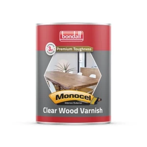 Bondall 4L Satin Monocel Clear Timber Varnish - Picture 1 of 1