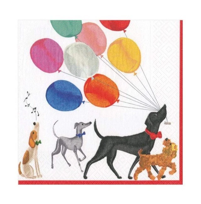 Servilletas de almuerzo de papel Caspari, Charlee's Parade - 2 paquetes (12310L) Foto 1 de 1