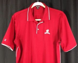 Wisconsin University Antigua Herren 2XL Kardinalrot Kurzarm Polo Golf Shirt - Bild 1 von 9