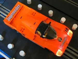 SAMMLER EINZIGARTIGES DIGITAL HORNBY JÄGERMEISTER PORSCHE 962C, SERVICED/VGC/LICHTER - Bild 1 von 15