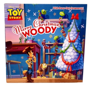 Toy Story Merry Christmas Woody PB Paperback Book Press Out Ornaments 2013 - Picture 1 of 11
