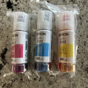 Original Epson 502 Tinte Combo 3er-Pack Farbe für Öko-Tank-Drucker Exp 2027 - Bild 1 von 3