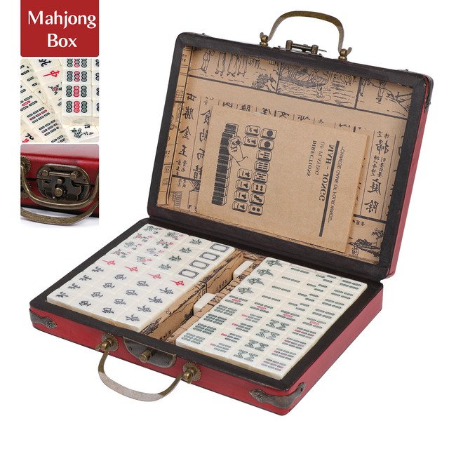 Vintage Mahjong Set, Chinese, Oriental Gaming Case, Late 20th Century,  Mah-jongg at 1stDibs