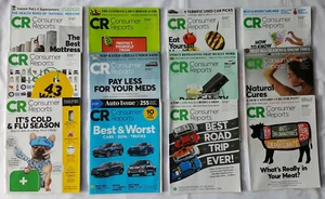 2018 Consumer Reports Magazine Full year All 12 Issues - Picture 1 of 3
