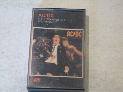 AC/DC - If You Want Blood You've Got It - 1978 UK 10-track Cassette - Image 1 of 4