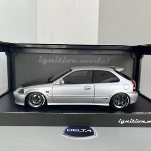 Ignition Model 1/18 Ig 2678 Honda Civic Type R With Carbon Hood. EK9 Sliver - Bild 1 von 8