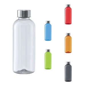600ml Sports Gym Water Bottle BPA Free Plastic Stainless Steel Lid Kids School - Picture 1 of 11