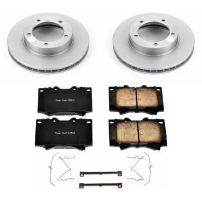PowerStop Disc Brake Kit - Front - Fits Lexus LX470 1998-2007, Toyota Land Cruis Foto 1 de 4