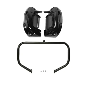 Lower Vented Leg Fairing Speaker Pod Crash Bar Fit For Harley Street Glide 09-13 - Bild 1 von 12