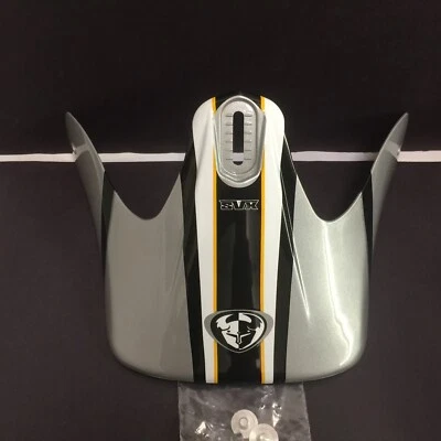 Visera Casco Motocross Vintage Thor SVX Aleación Gris Negro Foto 1 de 4