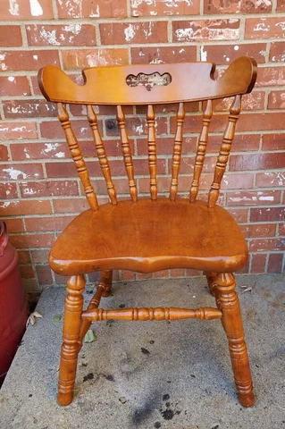 Tell City Hard Rock Maple Mate Dining Chair Andover Finish #1 Cover