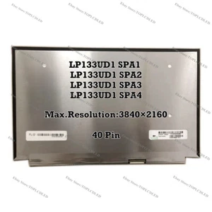 LP133UD1 SPA4 LP133UD1 SPA1 SPA2 SPA3 UHD 40Pin LCD Anzeige Bildschirm Panel - Bild 1 von 1