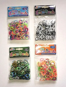 300 packs of 300 loom bands christmas stocking fillers wholesale party bag b new - Picture 1 of 1