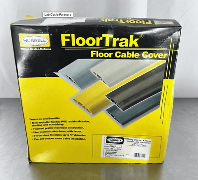 Cubierta flexible no metálica Hubbell FloorTrak para cables de 10 pies - Nueva en caja Foto 1 de 4
