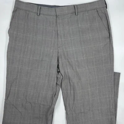 Pantalones de vestir Express Studio para hombre productor talla 36/30 grises pantalones negocios Foto 1 de 4
