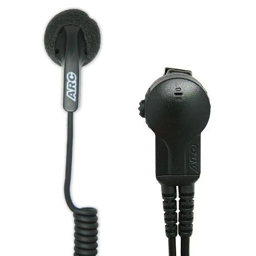 ARC Lapel Microphone Earbud Earpiece for Kenwood TK and NX Multi-Pin - Image 1 of 1