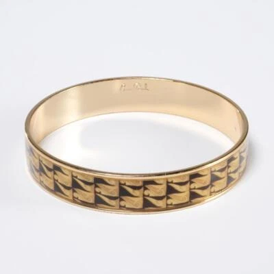 Erwin Pearl Maya Arabesques Moroccan Inspired Bangle Bracelet LE .5"w 2.75"dia - Image 1 of 4