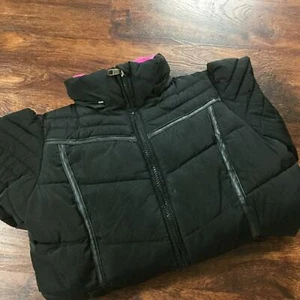 STEVE MADDEN Full Zip Up Black Insulated Puffer Jacket Girl's Size M 10-12 - Picture 1 of 8