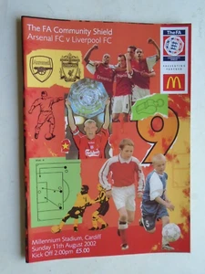 Arsenal v Liverpool 2002 Community Shield - Picture 1 of 1