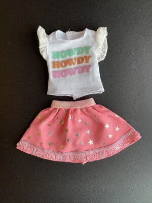 "Ropa para muñeca vaquera 14"" rojo rubí moda amigos Wellie Wisher princesa Disney" Foto 1 de 4