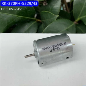 RK-370PH DC 3V~7.4V 33500RPM High Speed Mini 24mm Round Carbon Brush Motor Toy - Picture 1 of 7