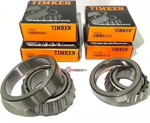 Timken 25580 25520 14125a 14276 Lager Ersatz Set für 7000-Pfund Anhängerachse - Bild 1 von 7