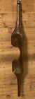 Rare 19th Century human yoke primitive Wood man tools 44" x 7"  Hand Carved