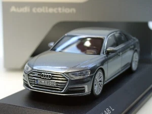 iScale Audi A8 L Langversion, grau met., dealer model 081.31 - 1:43 - Picture 1 of 5