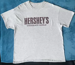 Hershey’s Chocolate World Graphic Tee T-Shirt Men’s Large - Picture 1 of 6