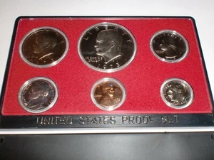 JUEGO DE 6 MONEDAS A PRUEBA DE EE. UU. A ELECCIÓN UNC LIGERAMENTE TONIFICADO - 1973-S - Imagen 1 de 4
