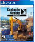 Construction Simulator Sony PlayStation 4 Brand New PS4 NO SHRINK WRAP