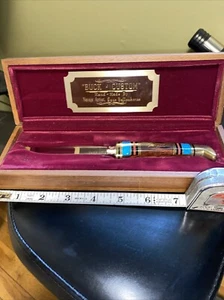 David Yellowhorse Fixed Blade Buck Knife Custom 102 Horse(mustang)-wood Box - Picture 1 of 12