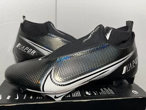 Nike Vapor Edge Pro 360 Football Cleats Black Iridescent Mens 14 Wide CV6348-001 - Picture 1 of 8